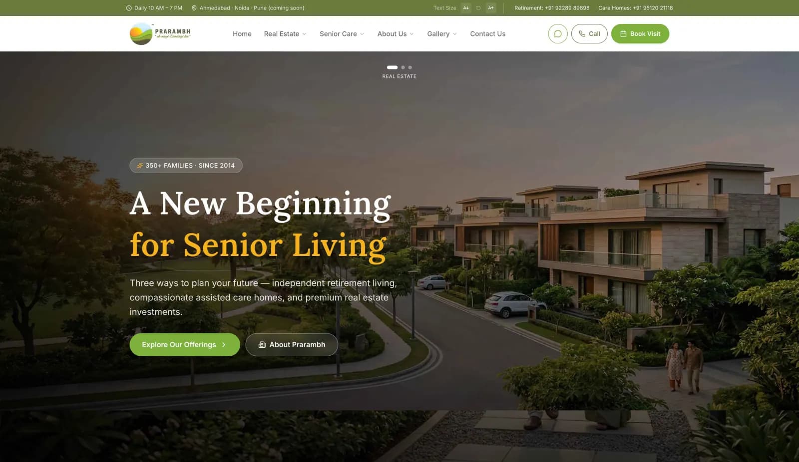 Prarambh Carehomes — Senior Care
